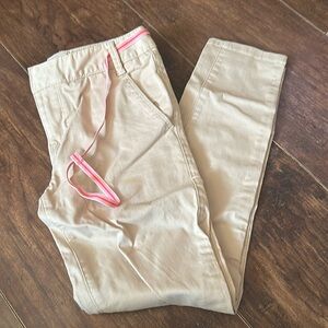 Girls Tan Dress Pants From Tommy Hilfiger Worn Once